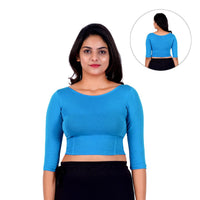 Women's Boat Neck Long Sleeve blouse in Cotton: Latest Designs