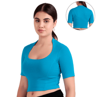 Readymade Blouse | Deep Collar Neck