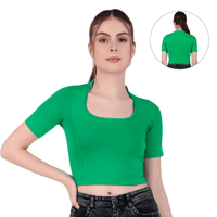 Readymade Blouse | Deep Collar Neck