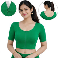 Readymade Zipper Blouse | Stretchable