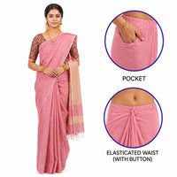 Readymade Cotton Saree – One Minute Ready to Wear with Pocket
