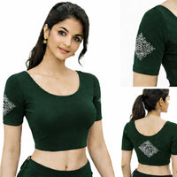 Readymade blouse with back print