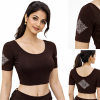 Readymade blouse with back print