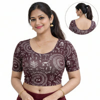 Readymade Printed Blouse | Stretchable | PrintVerse Vol.2