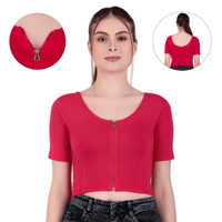 Readymade Zipper Blouse | Stretchable