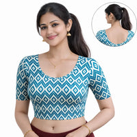 Readymade Printed Blouse | Stretchable