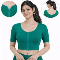 Readymade Zipper Blouse | Stretchable