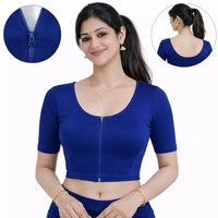 Readymade Zipper Blouse | Stretchable