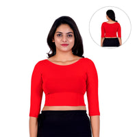 Women's Boat Neck Long Sleeve blouse in Cotton: Latest Designs
