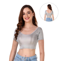 Radiant Golden Cap Sleeve Blouse: Elevate Your Elegance