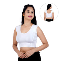 Stylish Sleeveless Blouse Design