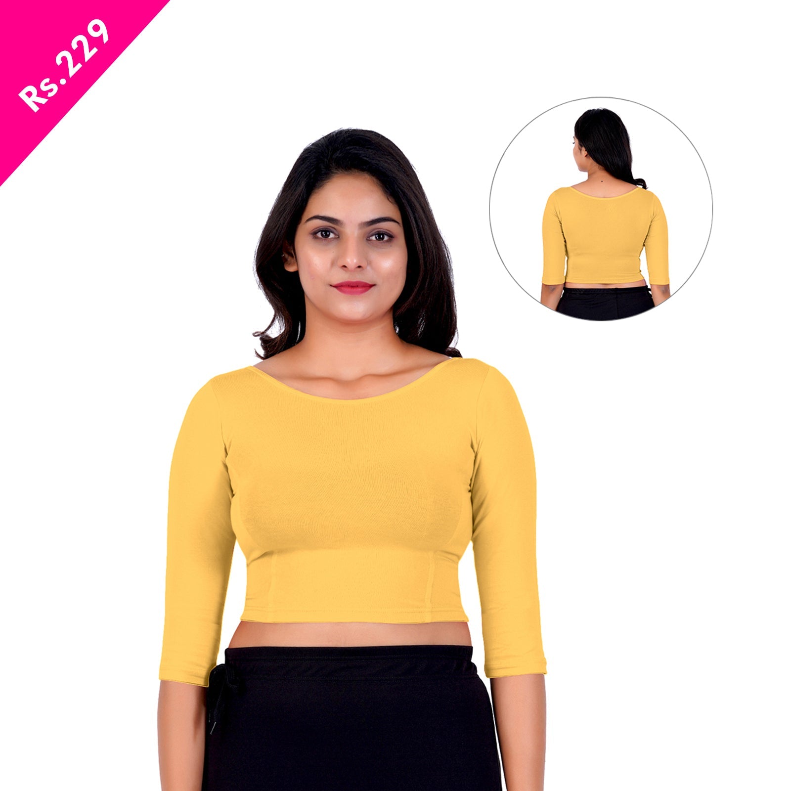 What are the parts of blouse design?