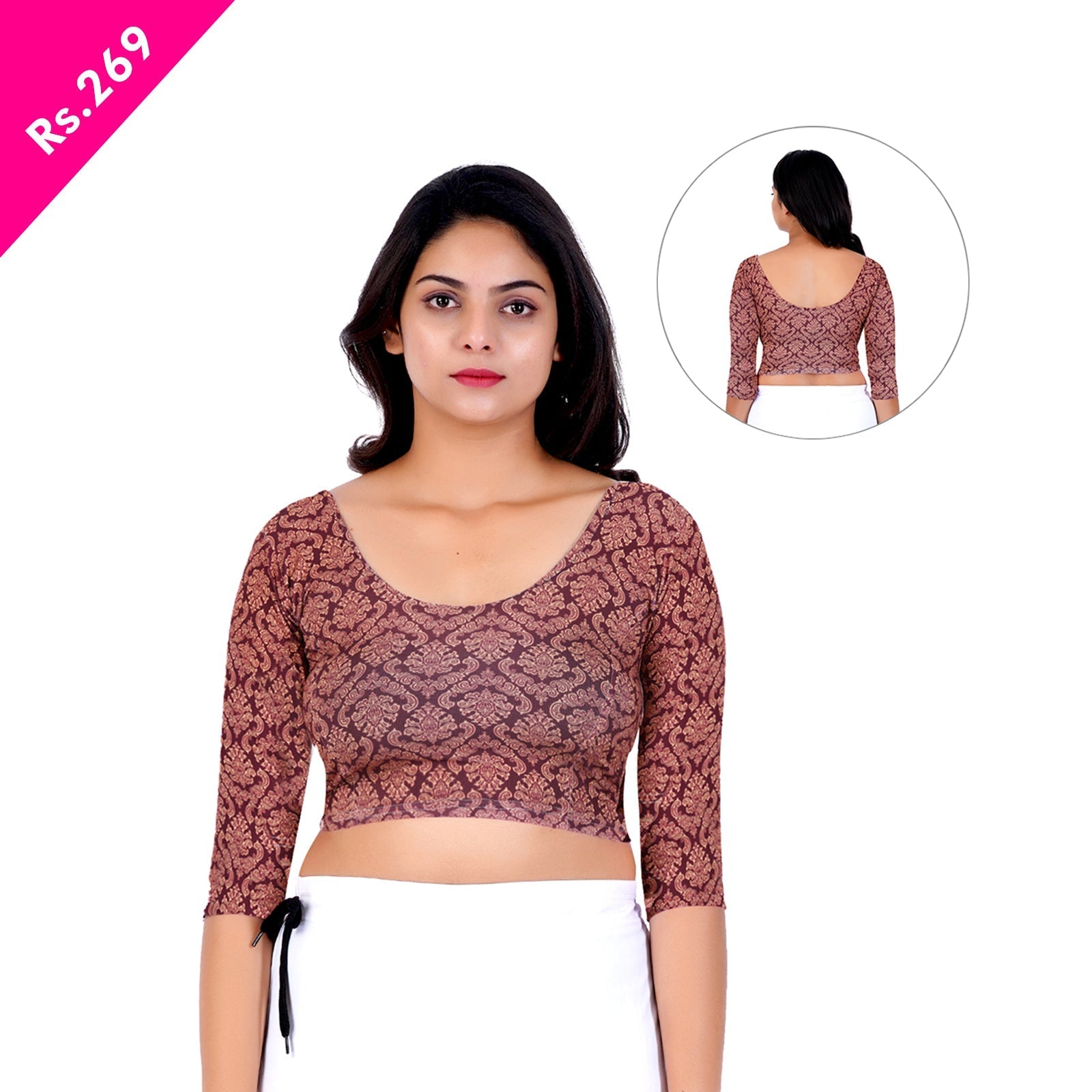 What are the parts of blouse design?