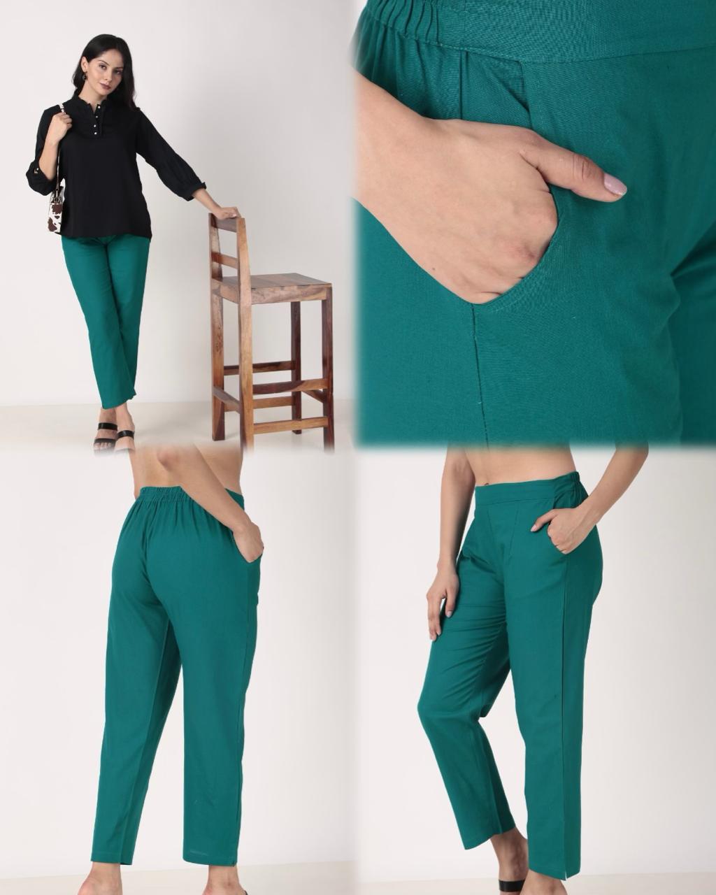 What are Women straight pants
