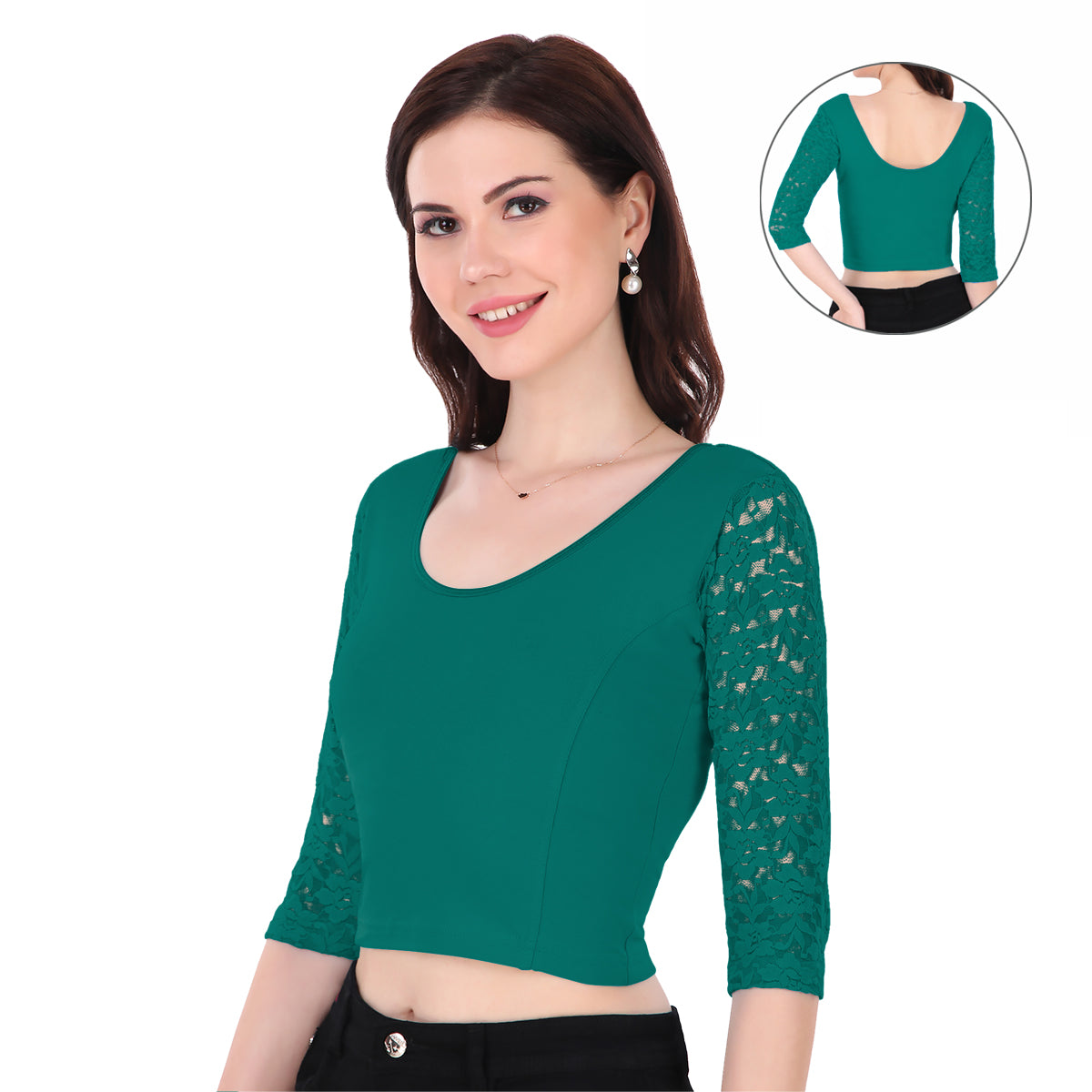 Readymade Blouse Lace Full Sleeve