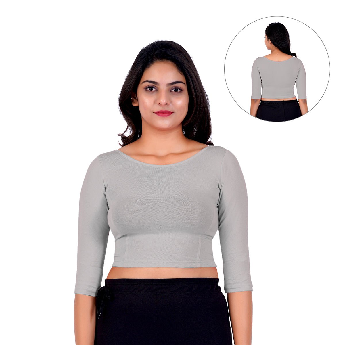 Women's Boat Neck Long Sleeve blouse in Cotton: Latest Designs