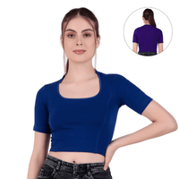 Readymade Blouse | Deep Collar Neck