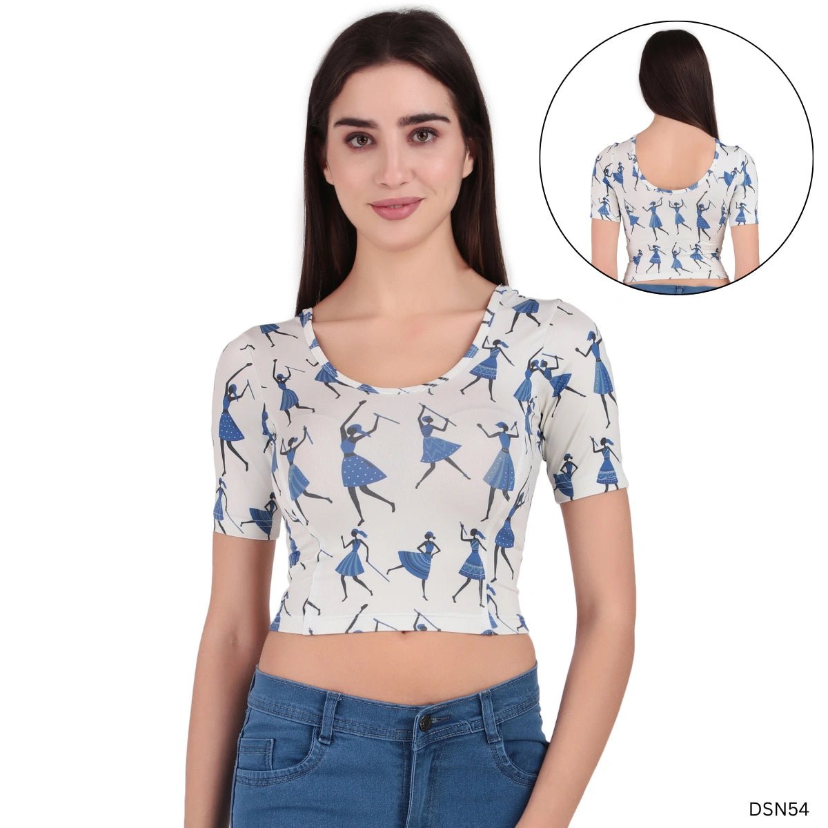 Readymade Printed Blouse | Stretchable | PrintVerse Vol.2