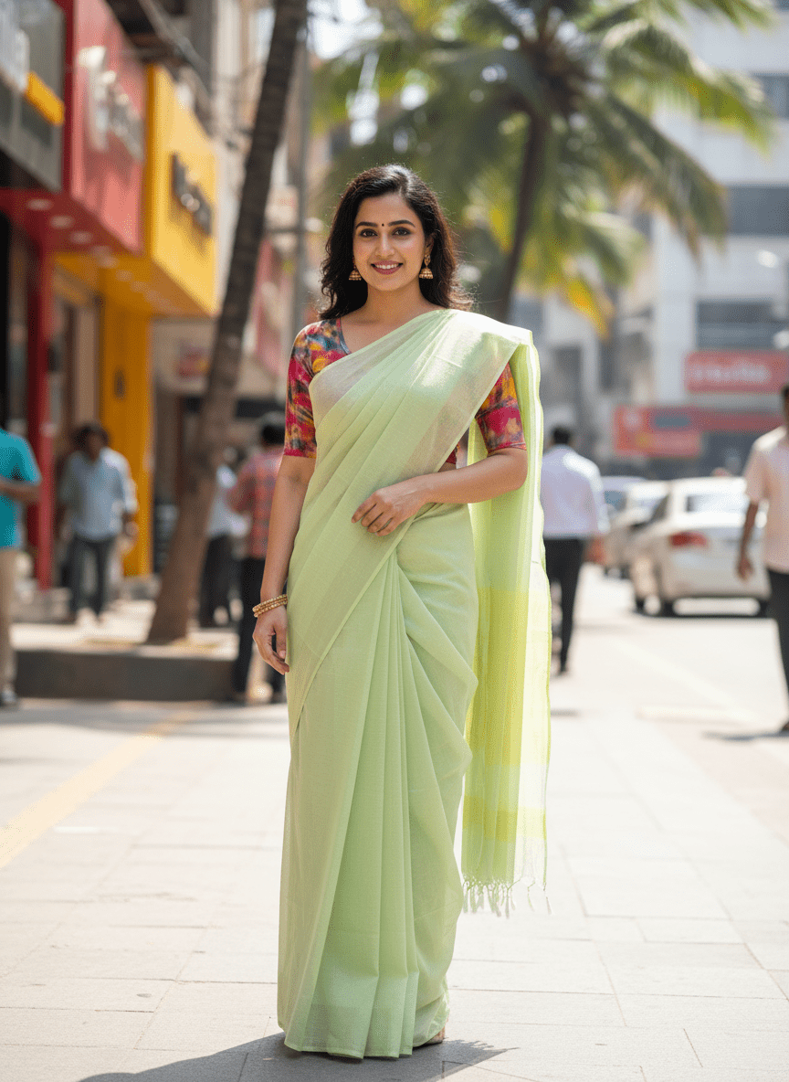Premium Cotton Saree