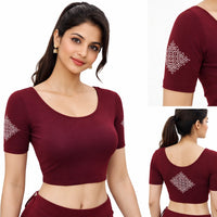 Readymade blouse with back print