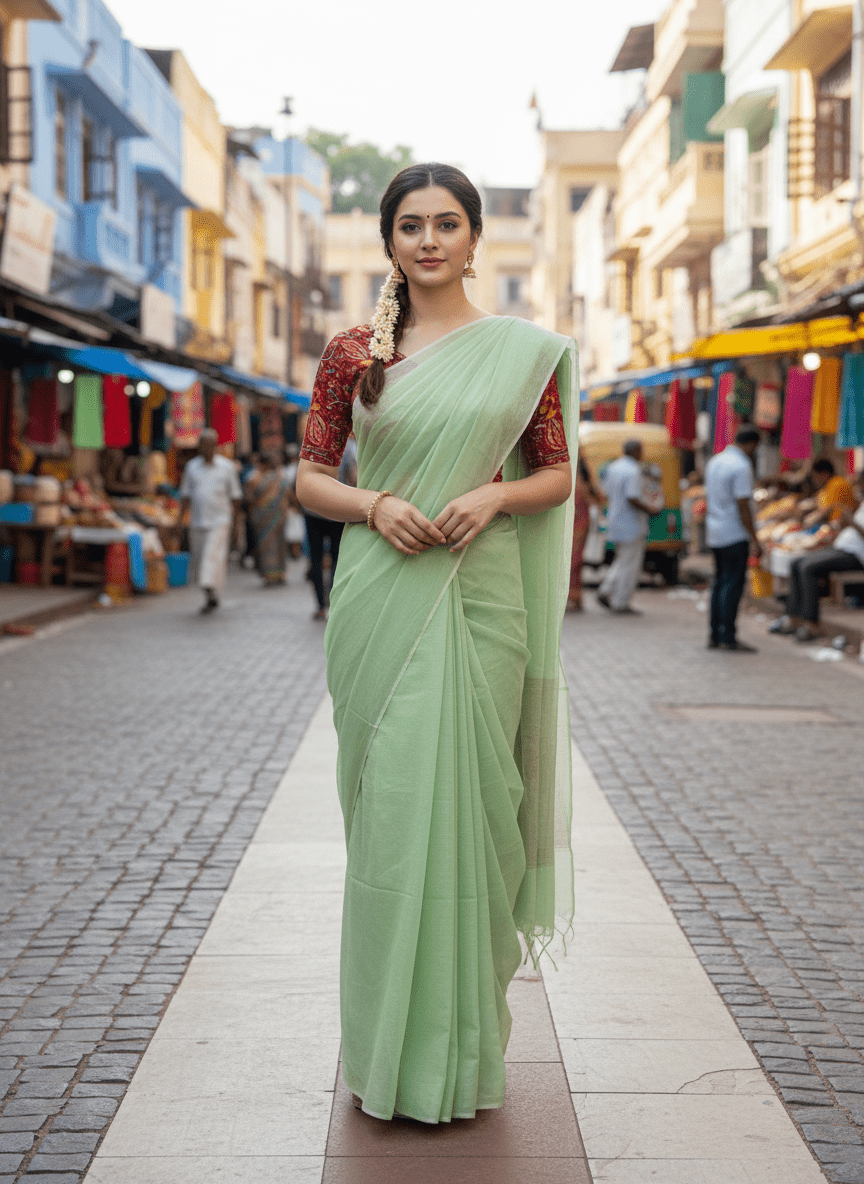 Premium Cotton Saree
