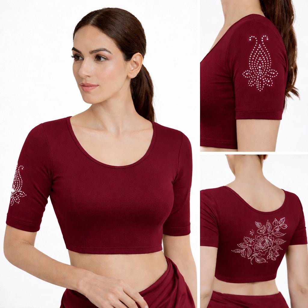 Readymade Blouse with Stone work