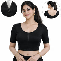 Readymade Zipper Blouse | Stretchable