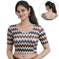Readymade Printed Blouse | Stretchable | PrintVerse Vol.2