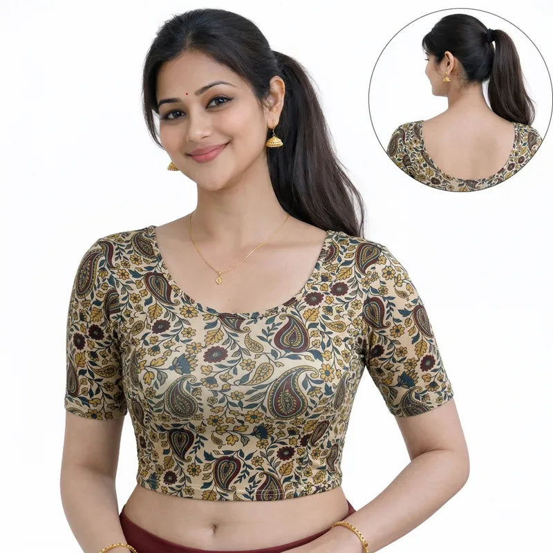 Readymade Printed Blouse | Stretchable | PrintVerse Vol.2