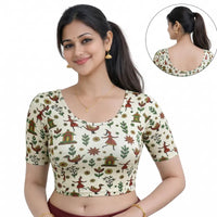 Readymade Printed Blouse | Stretchable | PrintVerse Vol.2