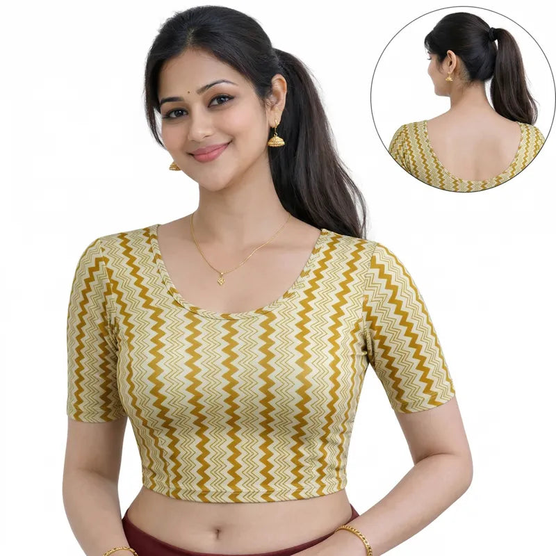 Readymade Printed Blouse | Stretchable | PrintVerse Vol.2