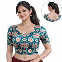 Readymade Printed Blouse | Stretchable
