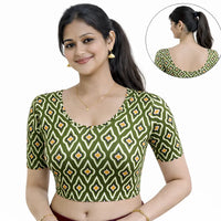 Readymade Printed Blouse | Stretchable