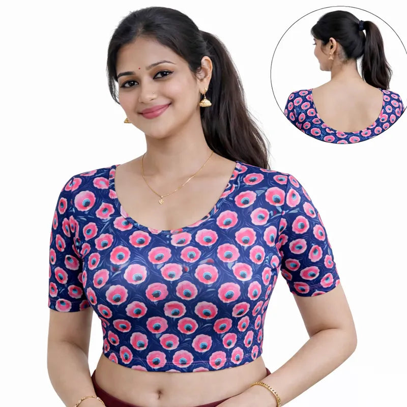 Readymade Printed Blouse | Stretchable