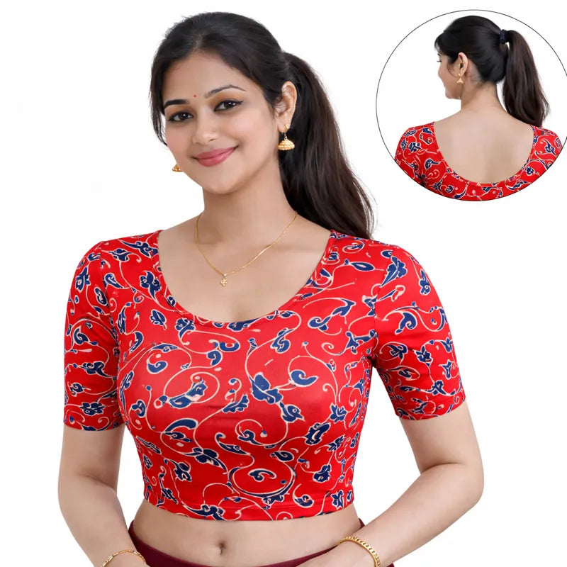 Readymade Printed Blouse | Stretchable