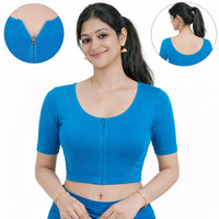 Readymade Zipper Blouse | Stretchable