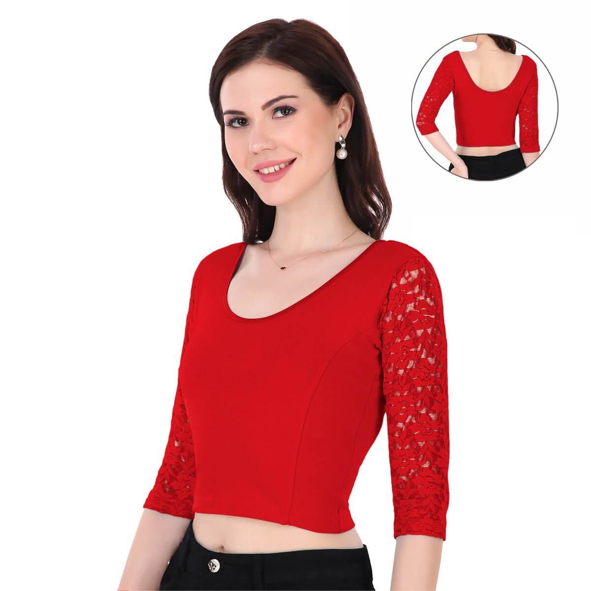 Readymade Blouse Lace Full Sleeve