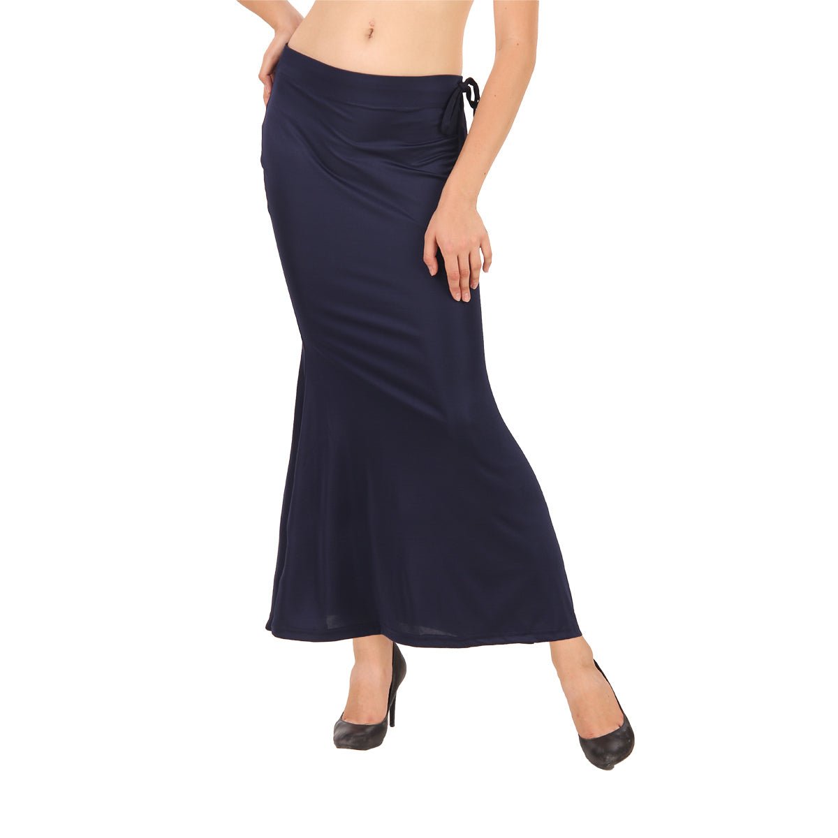 NavyBlue Shimmer Saree Shapewear