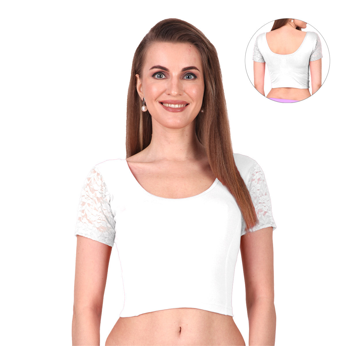 Trendy Stretchable Net Blouse Design