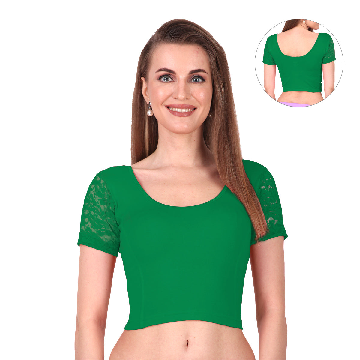 Trendy Stretchable Net Blouse Design