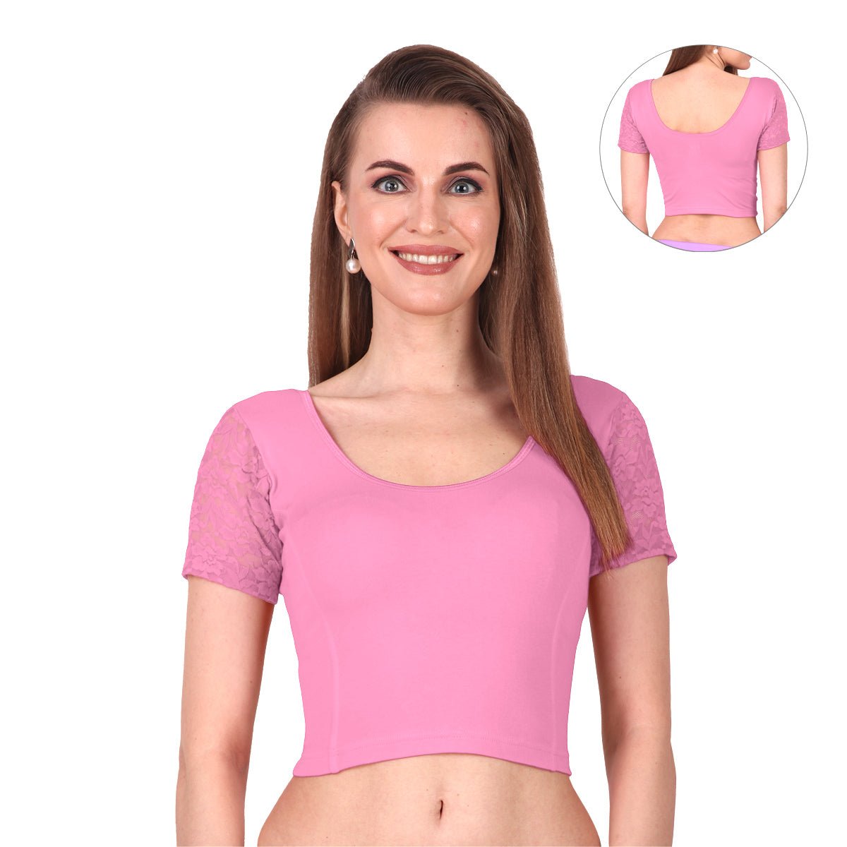 Trendy Stretchable Net Blouse Design