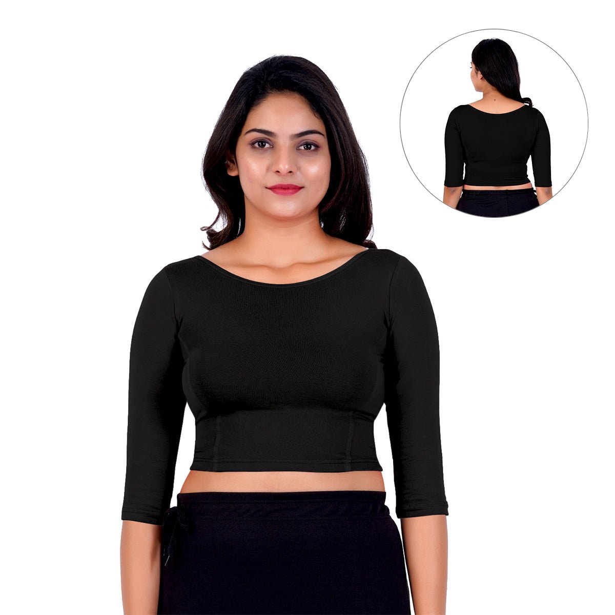Women's Boat Neck Long Sleeve blouse in Cotton: Latest Designs