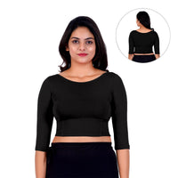 Women's Boat Neck Long Sleeve blouse in Cotton: Latest Designs