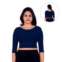 Women's Boat Neck Long Sleeve blouse in Cotton: Latest Designs