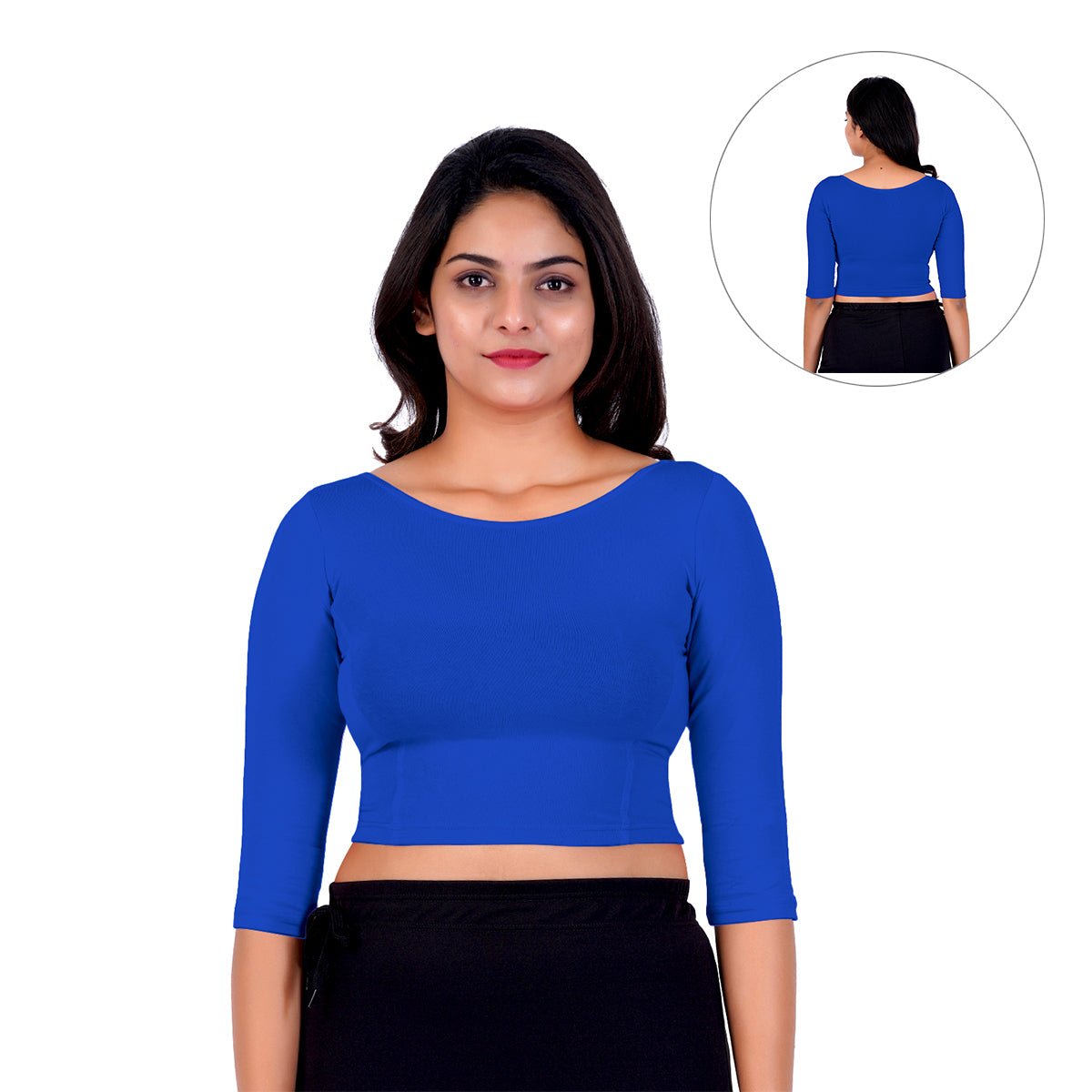 Women's Boat Neck Long Sleeve blouse in Cotton: Latest Designs