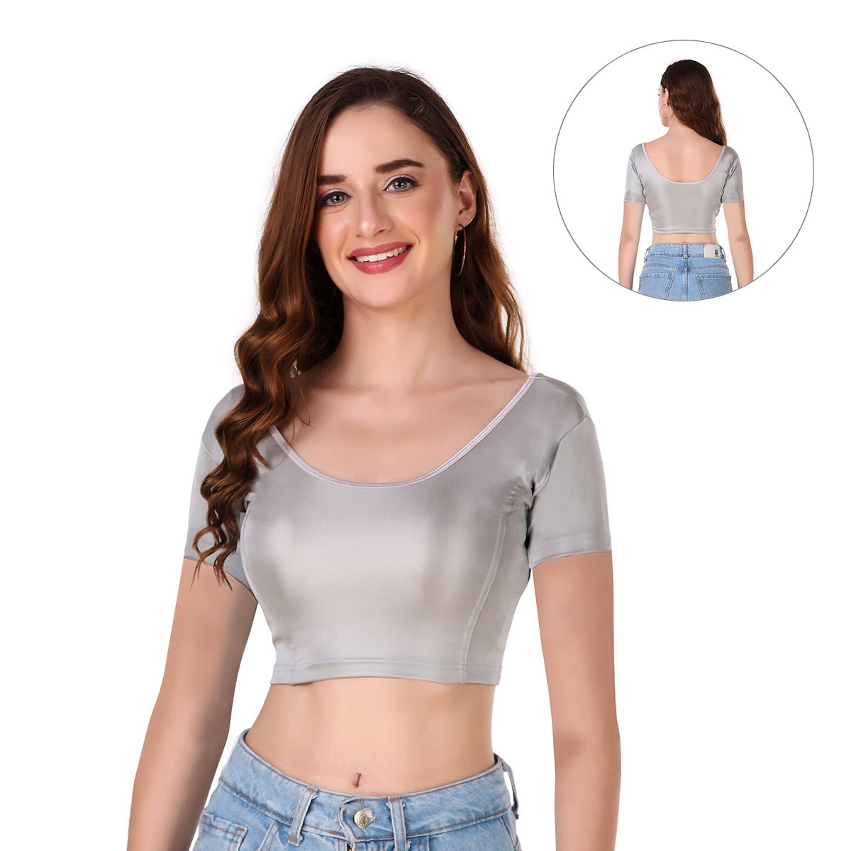 Radiant Golden Cap Sleeve Blouse: Elevate Your Elegance