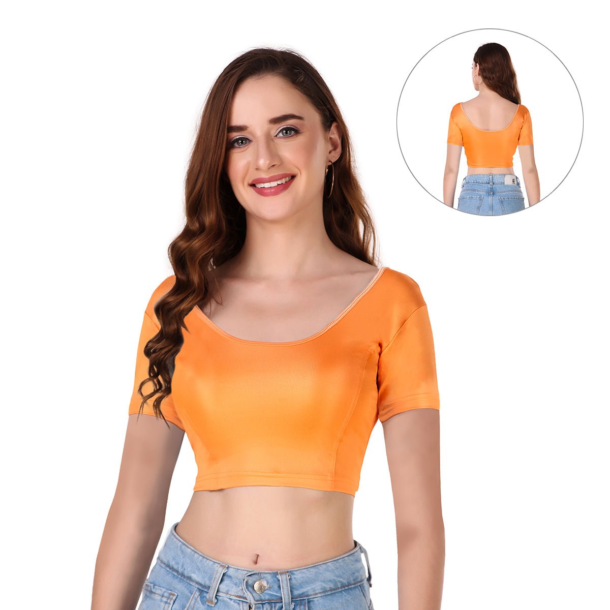 Radiant Golden Cap Sleeve Blouse: Elevate Your Elegance