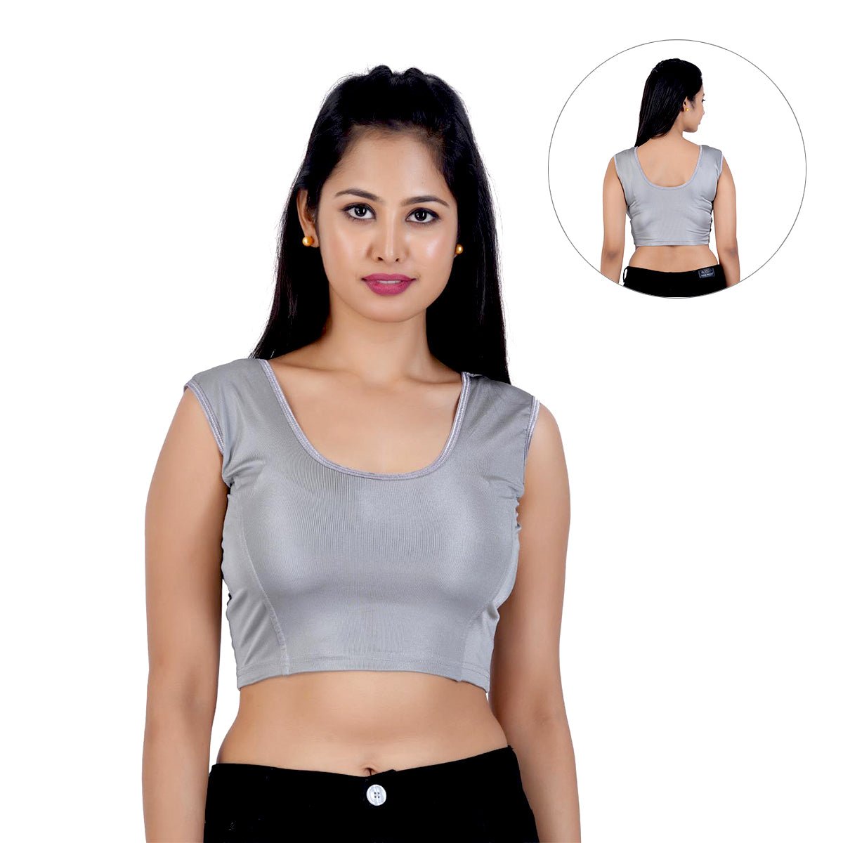 Stylish Sleeveless Blouse Design