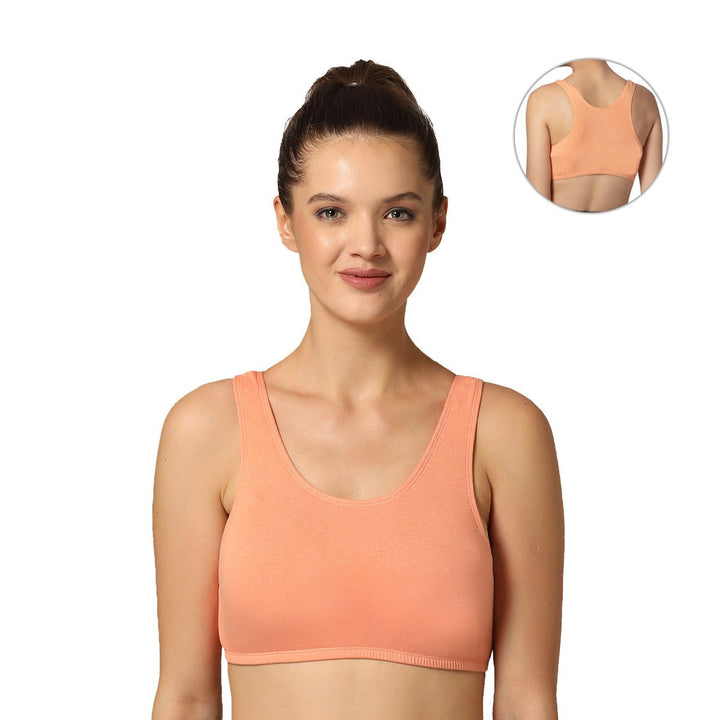 peach tshirt bra for teen